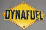 Dynafuel Sunoco Die Cut PPP Pump Plate Sign