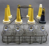 8 Bottle Oil Carrier- Bottles/Spouts