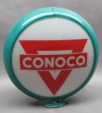 Conoco Gas Globe with Green Capco Bocy- 2 lenses