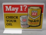 Phillips 66 Pump Top Metal Sign- Trop Artic/Sixty-