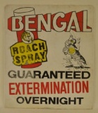 DST Bengal Roach Spray Advertising Sign