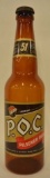 Large P.O.C. Pilsner Beer Advertising Bottle