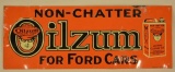 SST Oilzum For Ford Cars Embossed Sign