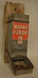 Vintage Wayne Feeds Galvanized Feeder
