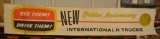 1957 IH Golden Anniversary Advertising Banner