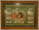 1902 Deering Harvester Company Calendar Poster