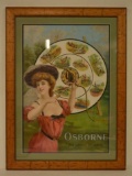 Antique Osborne Machines Framed Advertising Print