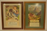 1939 & 1945 International Harvester Calendars