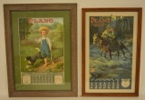 1908 & 1912 Plano Harvesting Machines Calendars