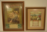 1903 & 1907 Deering Harvester Calendars