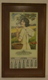 1926 McCormick-Deering Line Framed Calendar