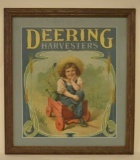 Early Deering Harvesters Advertising Lithograph