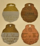 (4) International Harvester Factory Tags