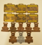 (14) Frank G. Hough Pay Loader Watch Fobs