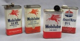 Lot of 4 Mobilube Qt Cans- GX90 Outboard Gear Lube