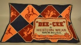 Vtg Washington Dee-Cee Western Wear Jean Banner