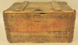 Vintage Edelweiss Wood Shipping Crate