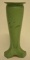 Early Roseville Chloron Green Trumpet Vase