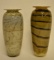 Pair Of Michael Nourat Art Glass Vases