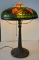 Chandler Specialty  Mfg. Co. Leaded Glass Lamp