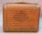 Tambour Face Philco Port Leather & Wood Case Radio