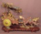Incredible Cloisonne Imperial Cart with Dragon