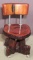 Unusual Cypress Chair with Casters
