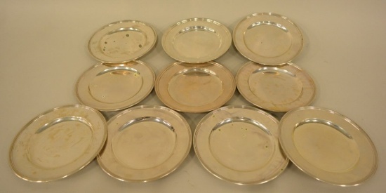 (10) International Sterling Lord Saybrook Plates