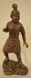 Chinese Warrior Bronze Statue