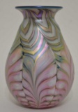 1992 Daniel Lotton Fern Art Glass Vase