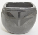 Native American Santa Clara Pueblo Pottery Bowl