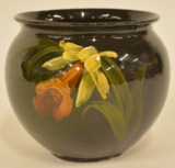 Early Weller Glazed Flower Design Pottery Planter