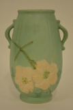 Weller Pottery Dogwood Two-Handled Vase