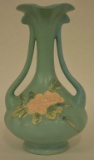 Weller Pottery Flower Blossom Two-Handled Vase