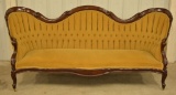 Victorian Belter Rosewood Scroll Pattern Sofa