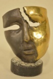 Abstract Mask Bronze & Brass Statue