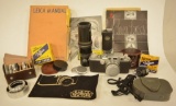Vintage Leica DRP Camera With Lens & Accessories