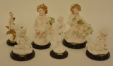 Lot Of Six Giuseppe Armani Society Figurines