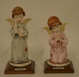 Pair Of Giuseppe Armani Angel Figurines