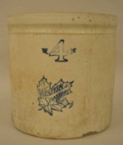 Vintage Western Stoneware 4 Gallon Crock