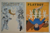 Playboy Magazines Vol 2 #3 & 4 1955 Nice Condition
