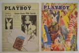 Playboy Magazines Vol 2 #9 & 10 1955 Nice Cond.