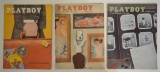 Playboy Magazines Vol 3 #7-8-9 1956 Nice Condition