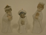 Lladro 3Pc Three Kings Ornament Set #5729 MIB