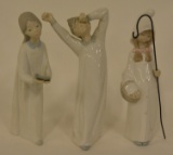 Lot Of Three Lladro Children Figurines