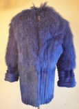 Laurie Brady Astrologer To The Stars Blue Fur Coat