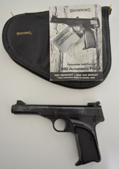 Browning M-22 Target .380 Cal. Semi-Auto Pistol