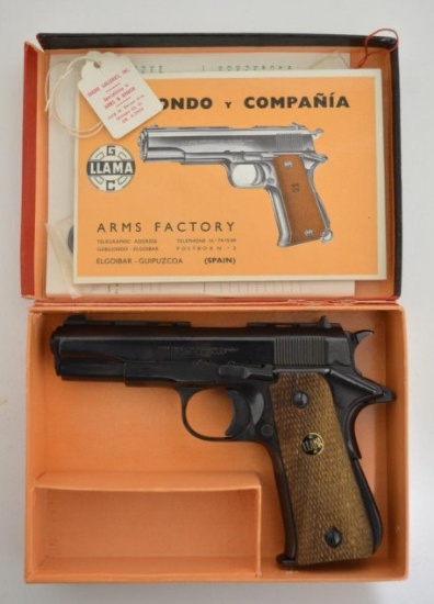 Llama Model XV .22 LR Cal. Semi-Auto Pistol MIB