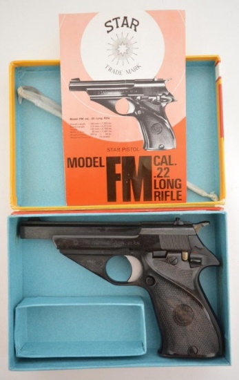 Star Model FM 22LR Semi-Auto Pistol MIB