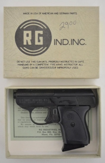 RG Ind. Model RG 25 .25 Cal Semi-Auto Pistol MIB